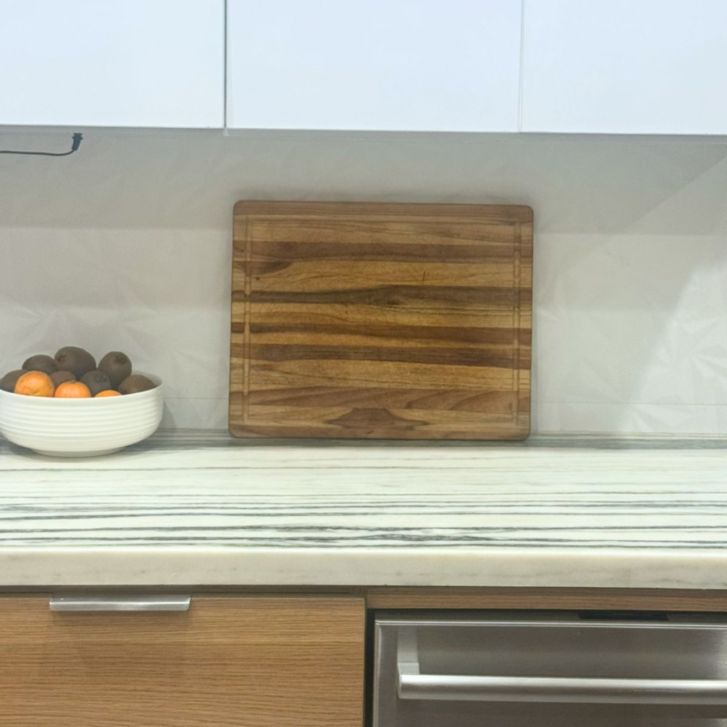 Calm kitchen moment after finishing weekly meal prep