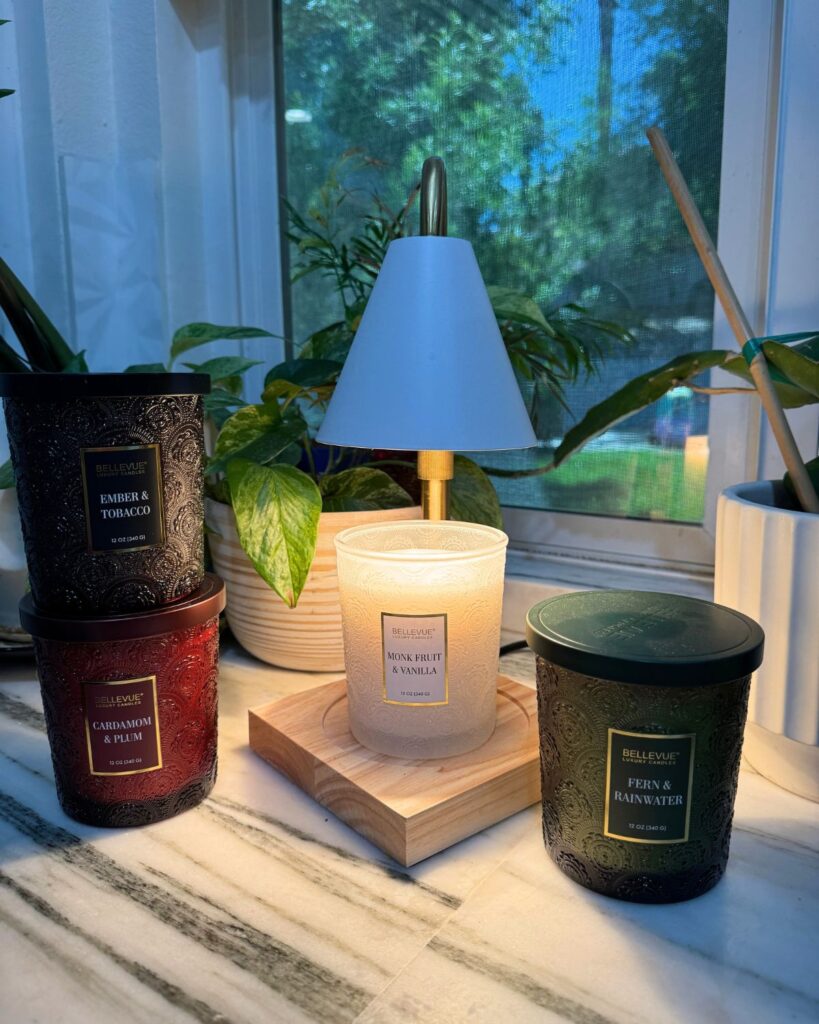 cozy candle warmer gift idea for moms