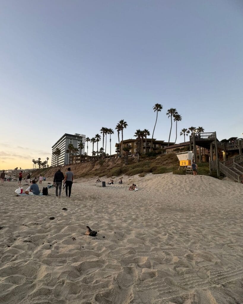view of pacific terrace from pacific beach