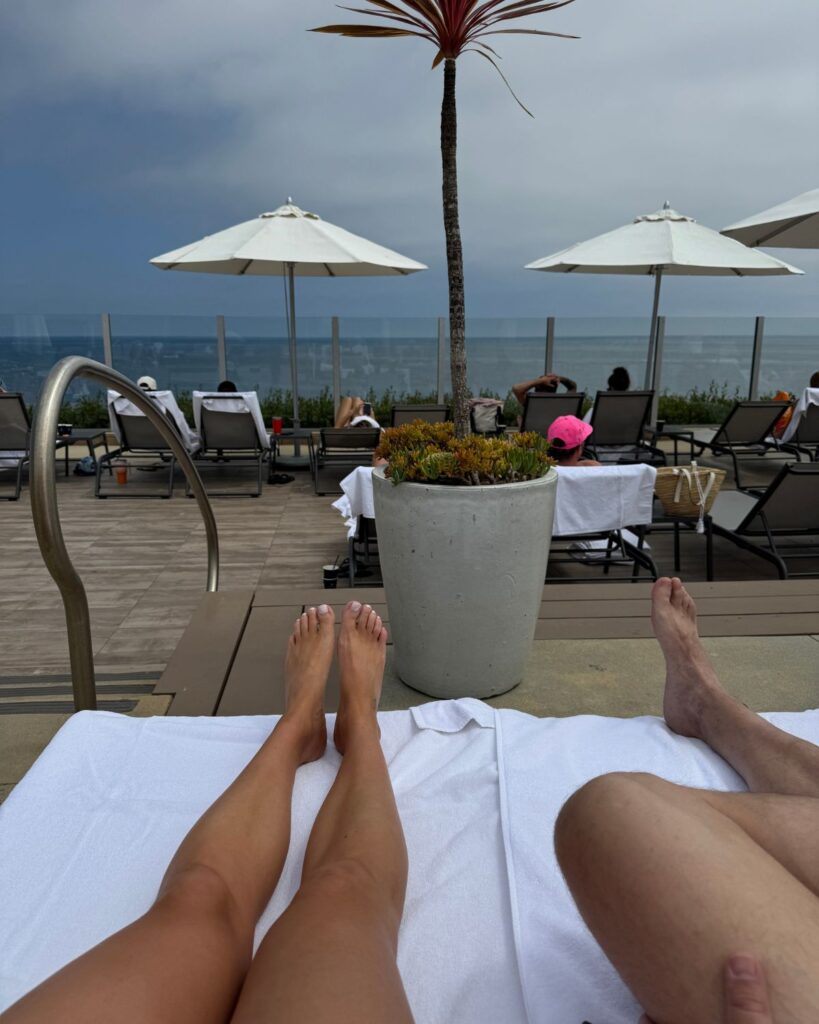 View from adult pool at Terranea Resort