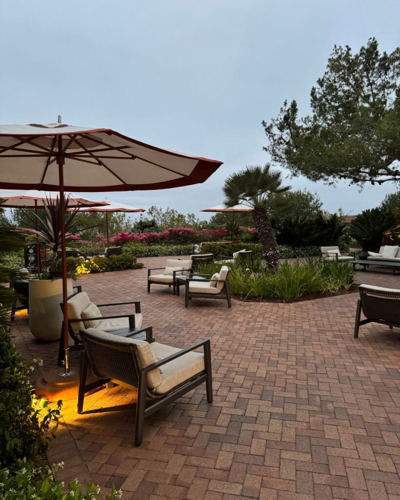 Courtyard and beautiful landscaping at Terranea Resort