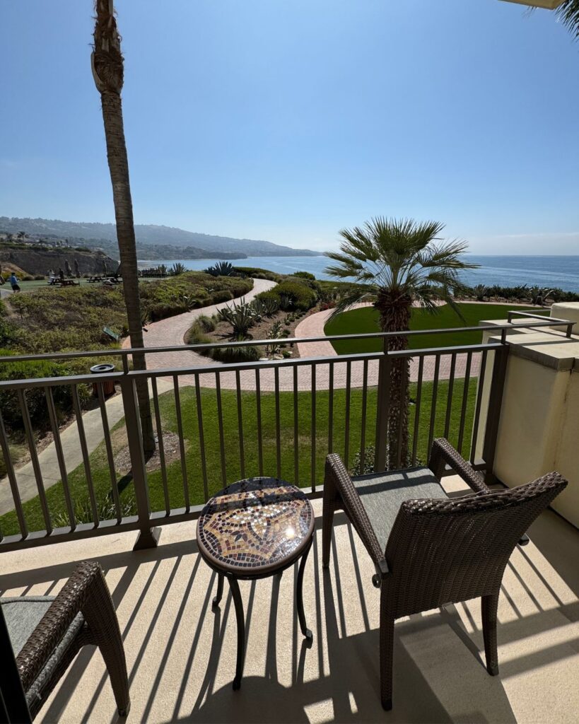 Premier Ocean View One Bedroom Hotel Suite patio view