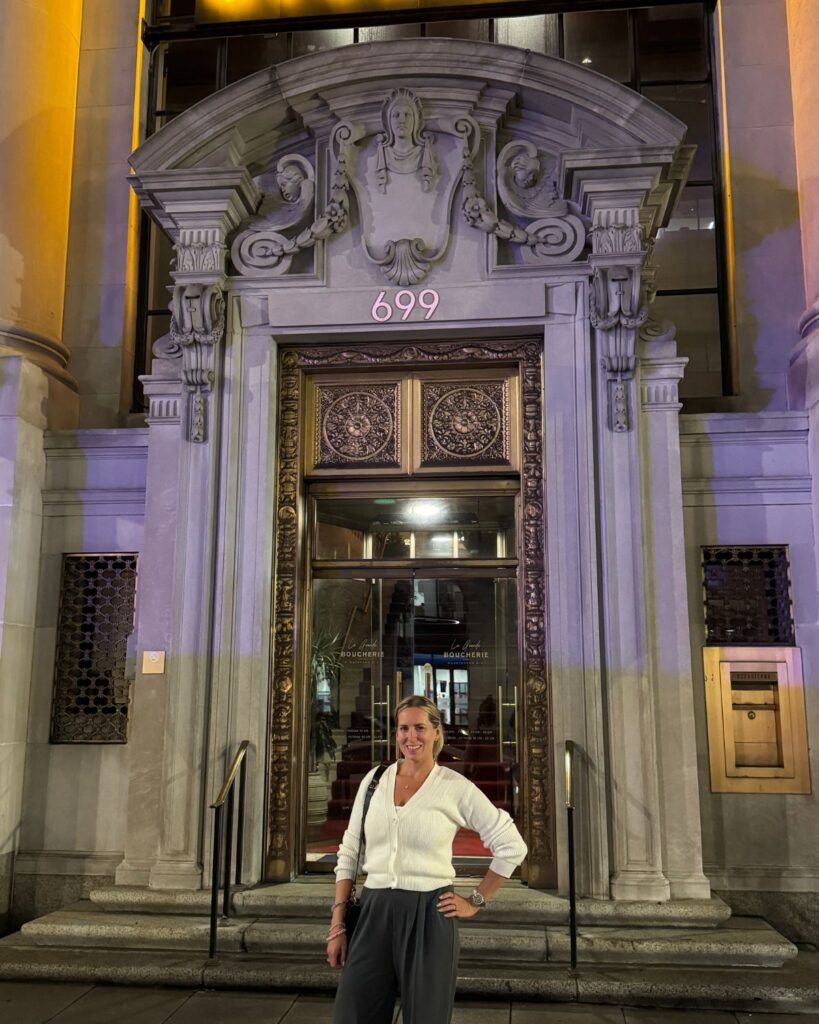 Entrance to La Grande Boucherie restaurant in Washington DC.