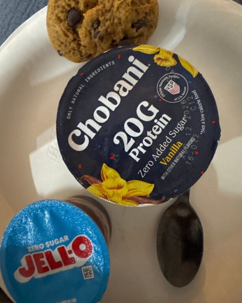 Jell-O, Greek yogurt and easy snacks stocked for breast surgery recovery