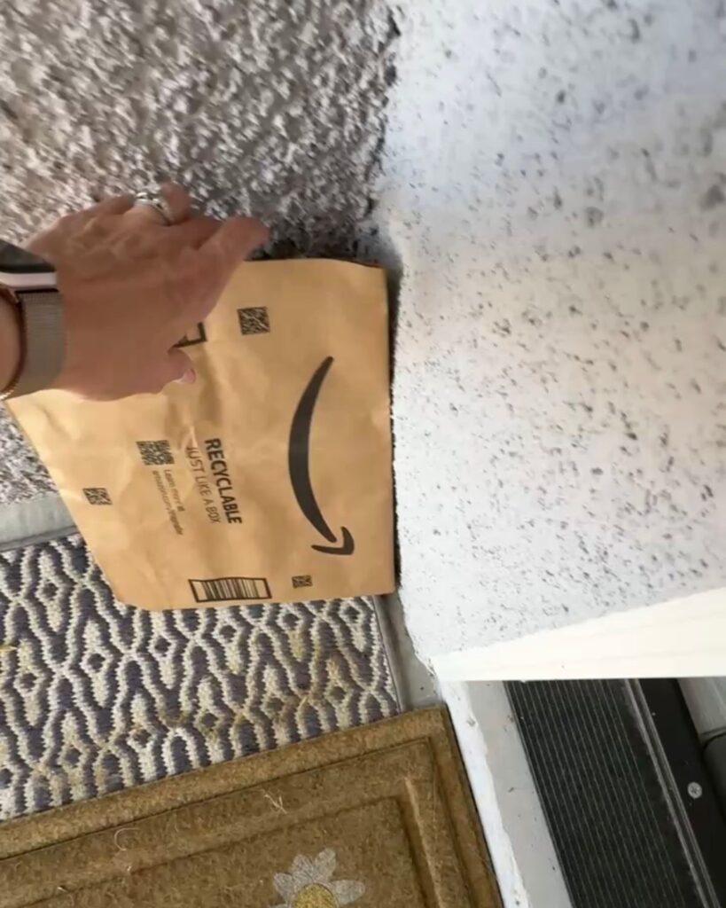Amazon delivery with recovery essentials ordered while preparing for breast lift and implant exchange surgery