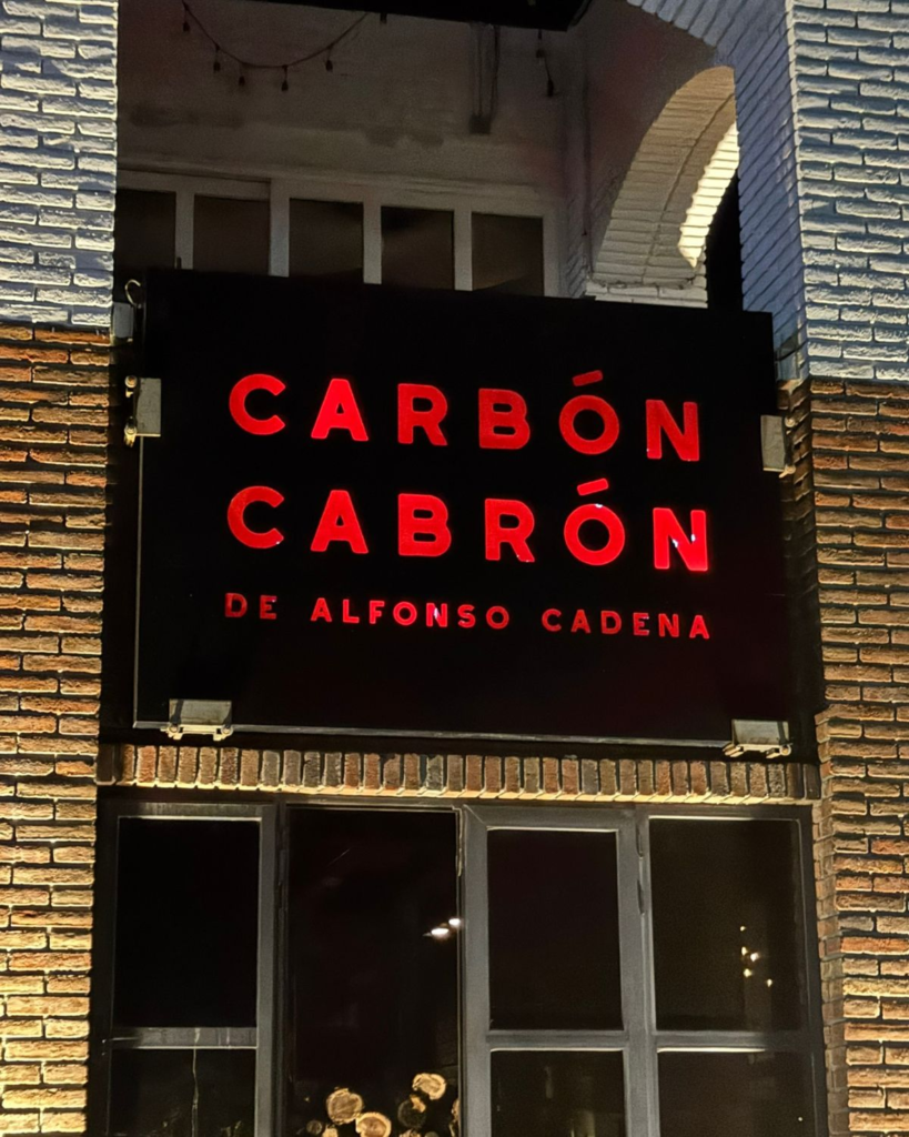 Carbon Carbon restaurant entrance at Garza Blanca Cabo